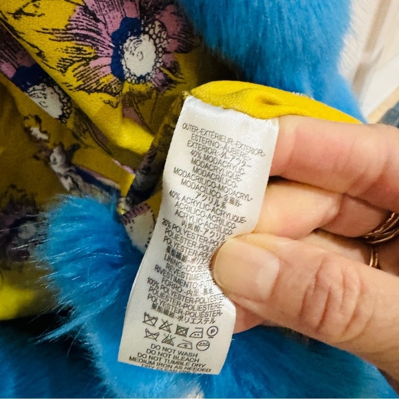 Free People Vibrant Blue Long Coat - Picture 13 of 16